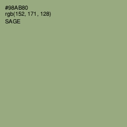 #98AB80 - Sage Color Image