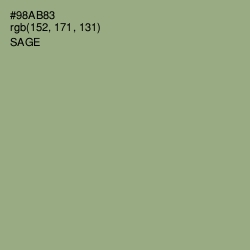 #98AB83 - Sage Color Image