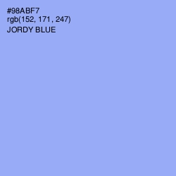 #98ABF7 - Jordy Blue Color Image