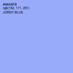 #98ABFB - Jordy Blue Color Image