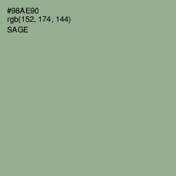 #98AE90 - Sage Color Image