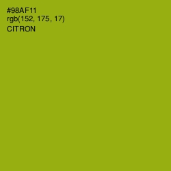 #98AF11 - Citron Color Image