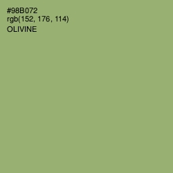 #98B072 - Olivine Color Image