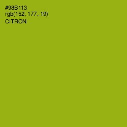 #98B113 - Citron Color Image