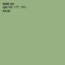 #98B183 - Sage Color Image