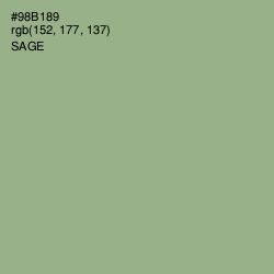 #98B189 - Sage Color Image