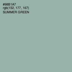 #98B1A7 - Summer Green Color Image
