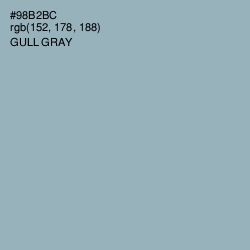 #98B2BC - Gull Gray Color Image