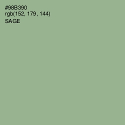 #98B390 - Sage Color Image