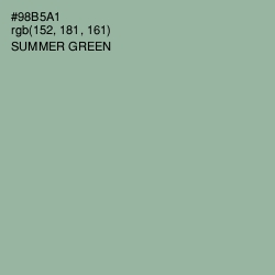 #98B5A1 - Summer Green Color Image