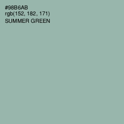 #98B6AB - Summer Green Color Image