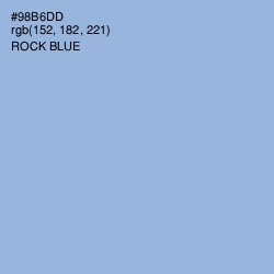 #98B6DD - Rock Blue Color Image