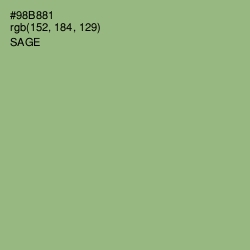 #98B881 - Sage Color Image