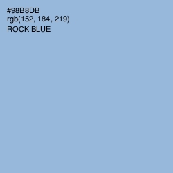 #98B8DB - Rock Blue Color Image