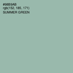 #98B9AB - Summer Green Color Image