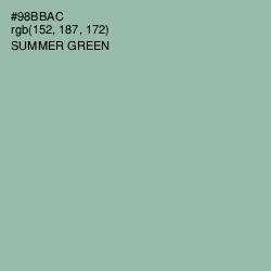 #98BBAC - Summer Green Color Image