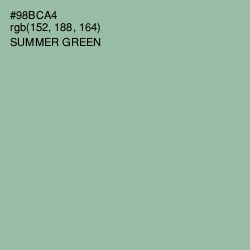 #98BCA4 - Summer Green Color Image