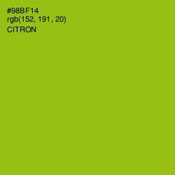 #98BF14 - Citron Color Image