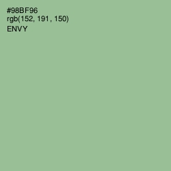 #98BF96 - Envy Color Image