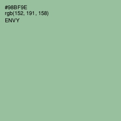 #98BF9E - Envy Color Image