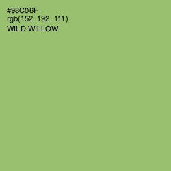#98C06F - Wild Willow Color Image