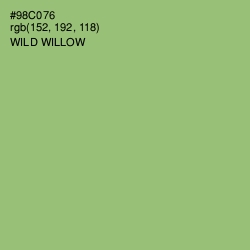 #98C076 - Wild Willow Color Image