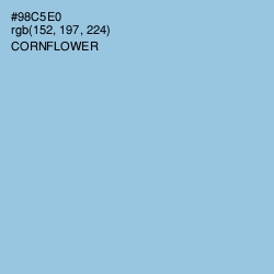 #98C5E0 - Cornflower Color Image