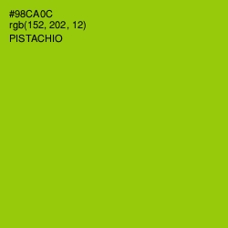 #98CA0C - Pistachio Color Image