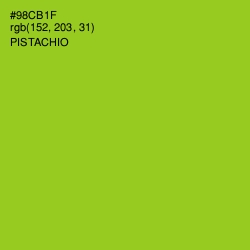 #98CB1F - Pistachio Color Image