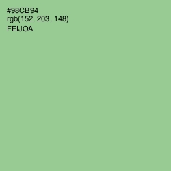 #98CB94 - Feijoa Color Image