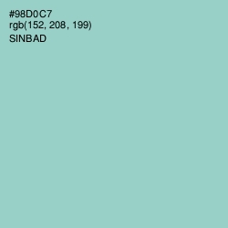 #98D0C7 - Sinbad Color Image