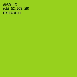 #98D11D - Pistachio Color Image