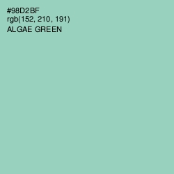 #98D2BF - Algae Green Color Image