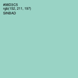 #98D3C5 - Sinbad Color Image