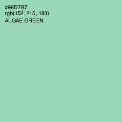 #98D7B7 - Algae Green Color Image