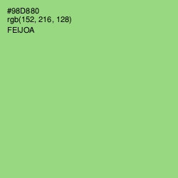 #98D880 - Feijoa Color Image