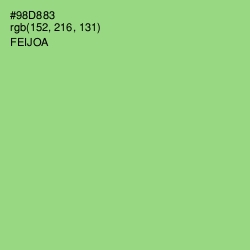 #98D883 - Feijoa Color Image