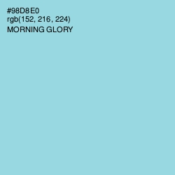 #98D8E0 - Morning Glory Color Image