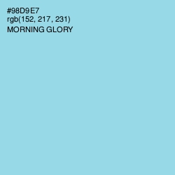 #98D9E7 - Morning Glory Color Image