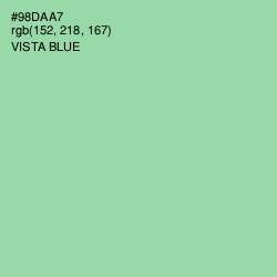 #98DAA7 - Vista Blue Color Image