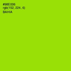 #98E006 - Bahia Color Image