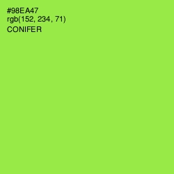 #98EA47 - Conifer Color Image