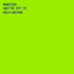 #98ED00 - Inch Worm Color Image