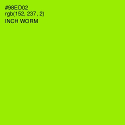 #98ED02 - Inch Worm Color Image