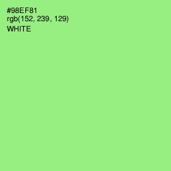 #98EF81 - Granny Smith Apple Color Image