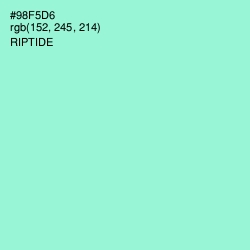 #98F5D6 - Riptide Color Image