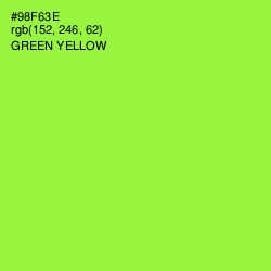 #98F63E - Green Yellow Color Image