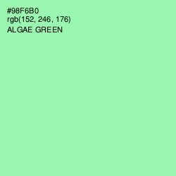 #98F6B0 - Algae Green Color Image