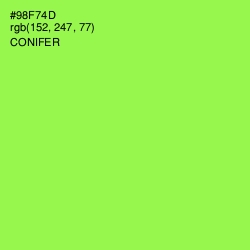 #98F74D - Conifer Color Image