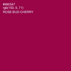 #990547 - Rose Bud Cherry Color Image